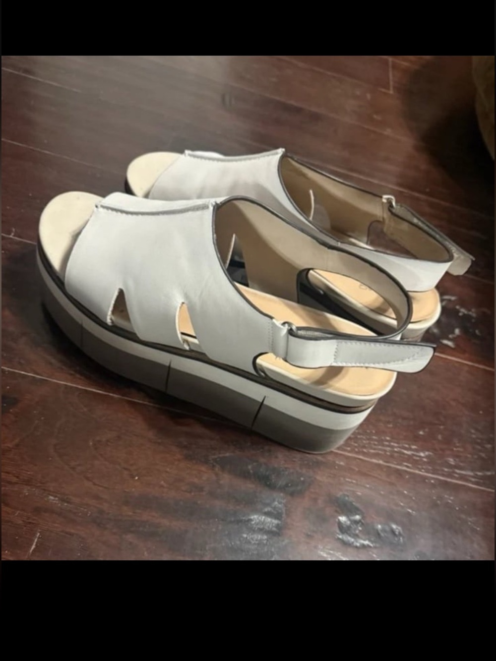Naked Feet Geo Mist Wedges Size 11